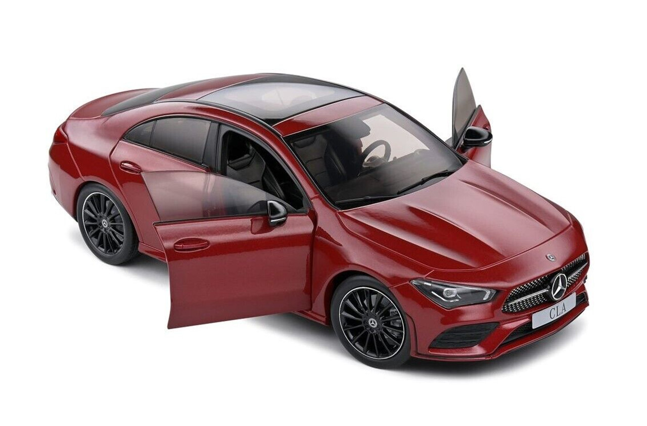 1/18 Solido 2019 Mercedes-Benz AMG CLA Coupe (C118) (Patagonia Red) Diecast Car Model