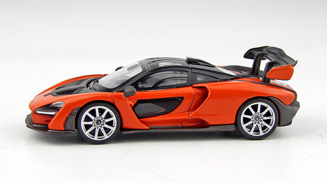 1/64 TSM Mini GT McLaren Senna (Orange) Diecast Car Model