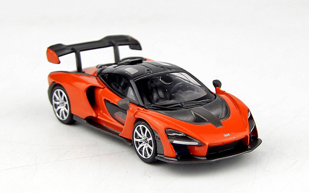 1/64 TSM Mini GT McLaren Senna (Orange) Diecast Car Model