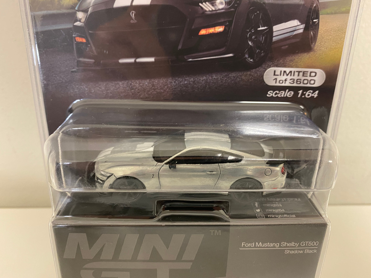 ミニカー MUSTANG +CHASE CHASE CAR 1/64 Mini GT Ford Mustang Shelby GT500 SE Widebody