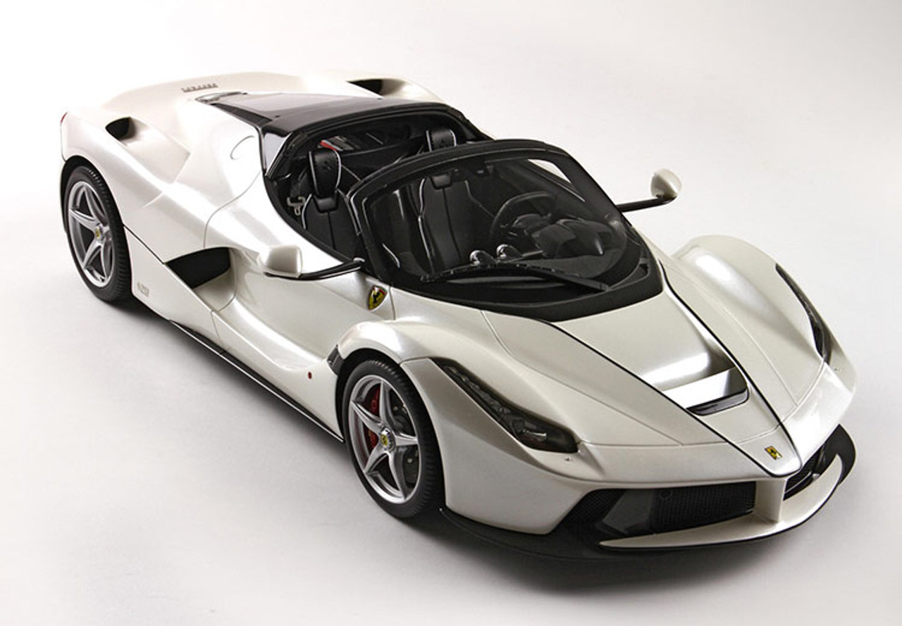 1/12 BBR Ferrari LaFerrari Aperta Bianco Italia Grigio Silverstone