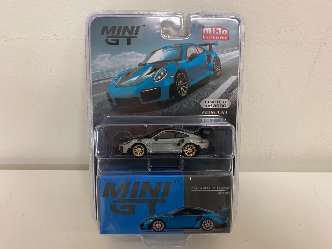 CHASE CAR 1/64 Mini GT Porsche 991 911 GT2 RS Weissach Package