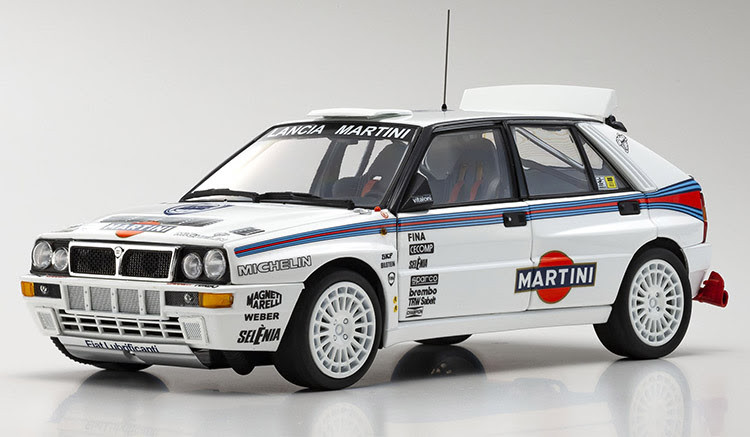 1/18 Kyosho Lancia Delta HF Integrale Evoluzione Test Car Diecast