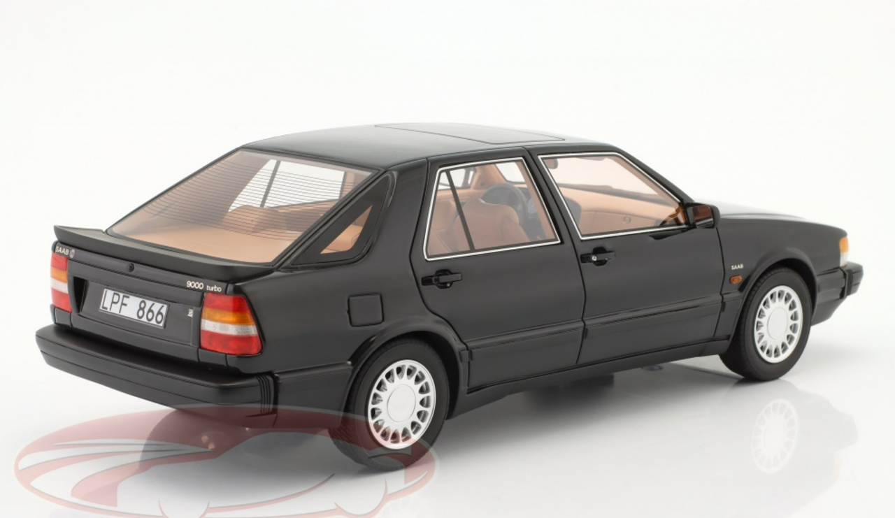 1/18 Cult Scale Models 1985 Saab 9000 Turbo (Black) Car Model