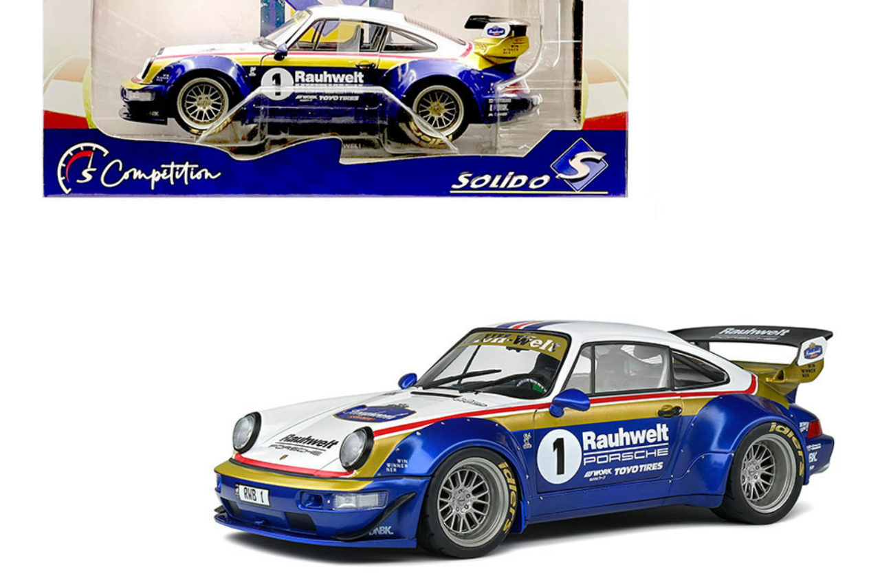 最新作新品☆美品☆カスタムモデル☆solido 1/18 PORSCHE 911 （964）3.8RS 　ソリド　ポルシェ　カレラ　 3.8RS (改)☆ローダウン・カスタム☆ ソリド