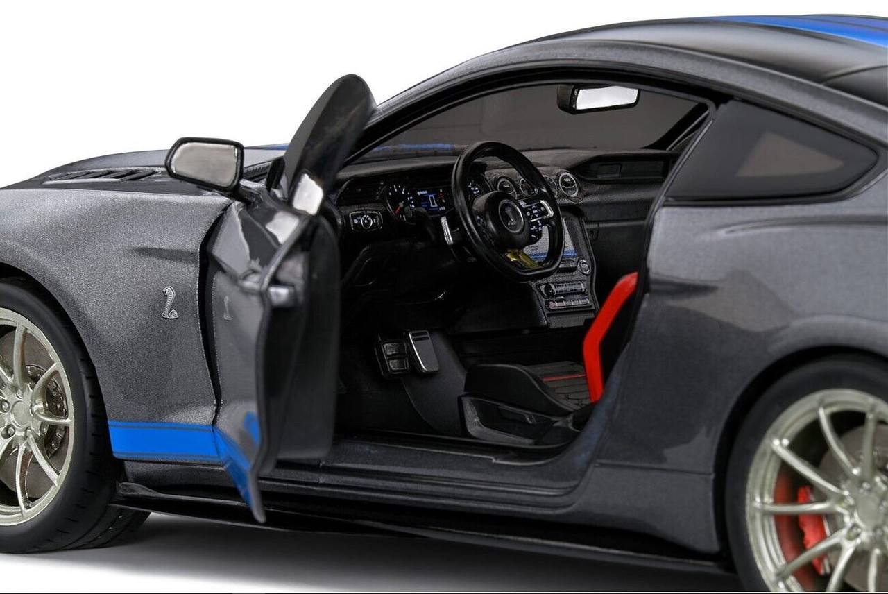1/18 Solido 2022 Shelby Mustang GT500 KR (Silver Grey Metallic) Diecast Car Model