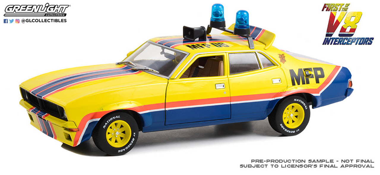 ホット商品 Falcon Ford 1974 Greenlight 1/18 XB Big #08 M.F.P. Sedan 乗用車
