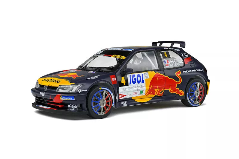 1/18 Solido 2021 Peugeot 306 Maxi #4 6th Rallye Mont-Blanc