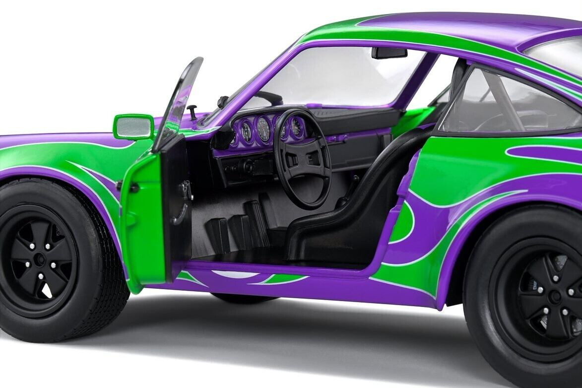 1/18 Solido 1973 Porsche 911 Purple Hippy Tribute (Purple) Diecast