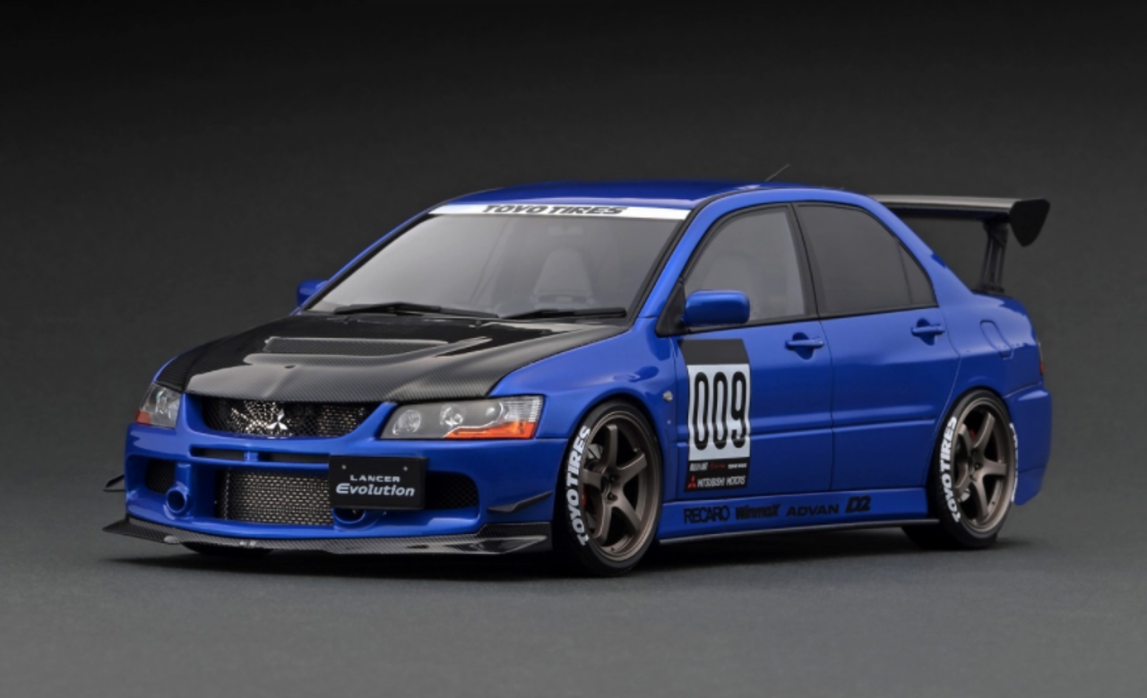 1/18 Ignition Model Mitsubishi Lancer Evolution IX MR (CT9A) Blue