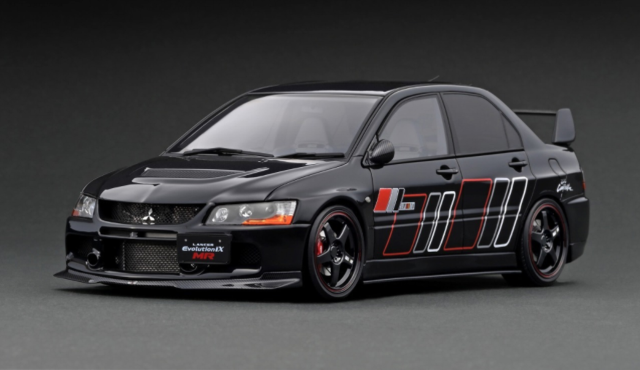 1/18 Ignition Model Mitsubishi Lancer Evolution IX MR (CT9A) Black