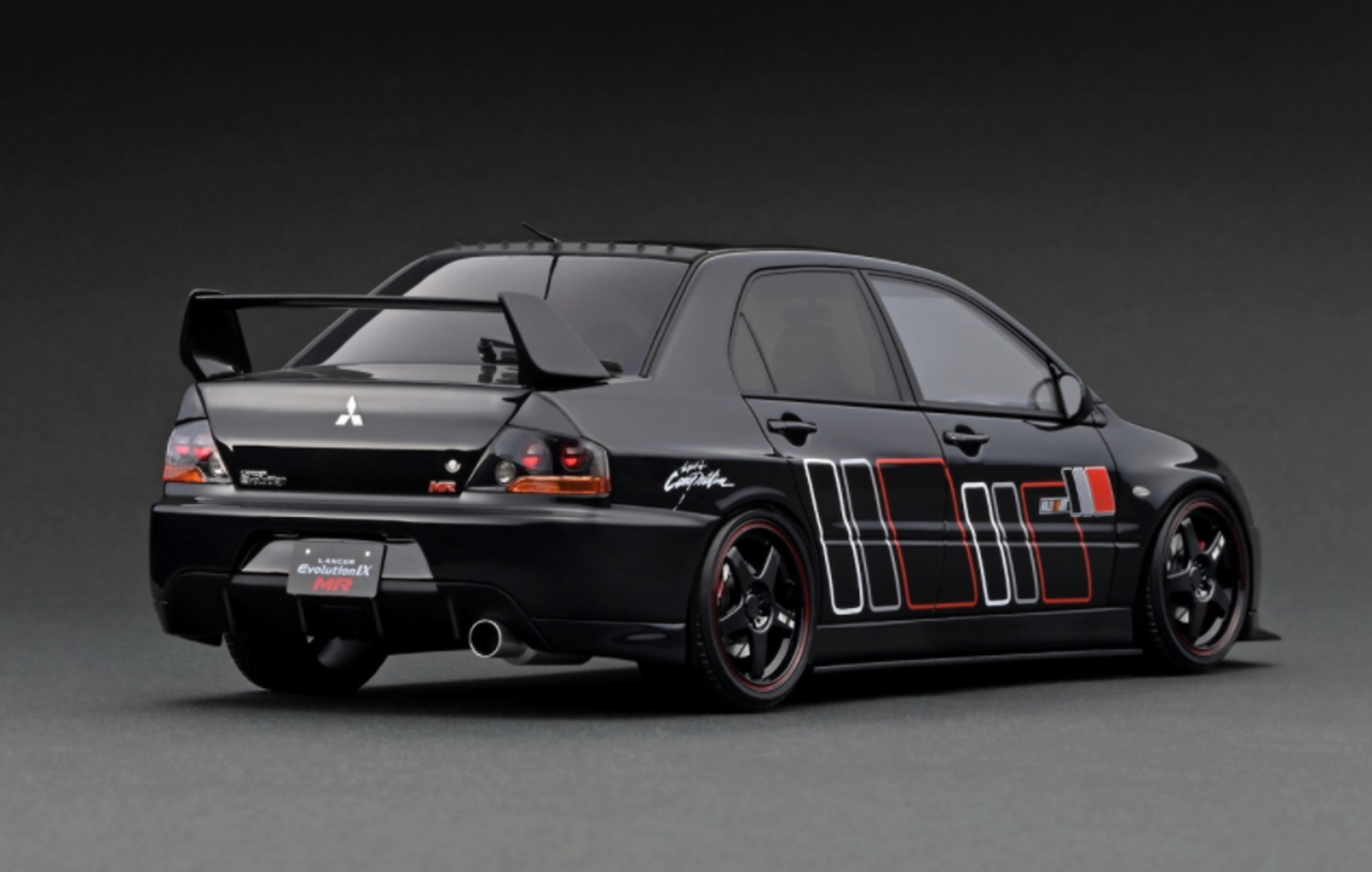 1/18 Ignition Model Mitsubishi Lancer Evolution IX MR (CT9A) Black