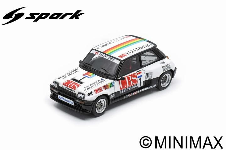 Spark S6023 Renault 5 Turbo N°43 - Jan Lammers - Europa Cup 1982 - 1/43
