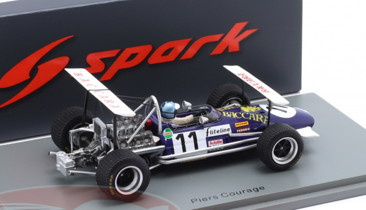 Brabham BT23C #2 Piers Courage - Vainqueur Buenos Aires F2 1968 - Modèle Spark 1/43 Neuf