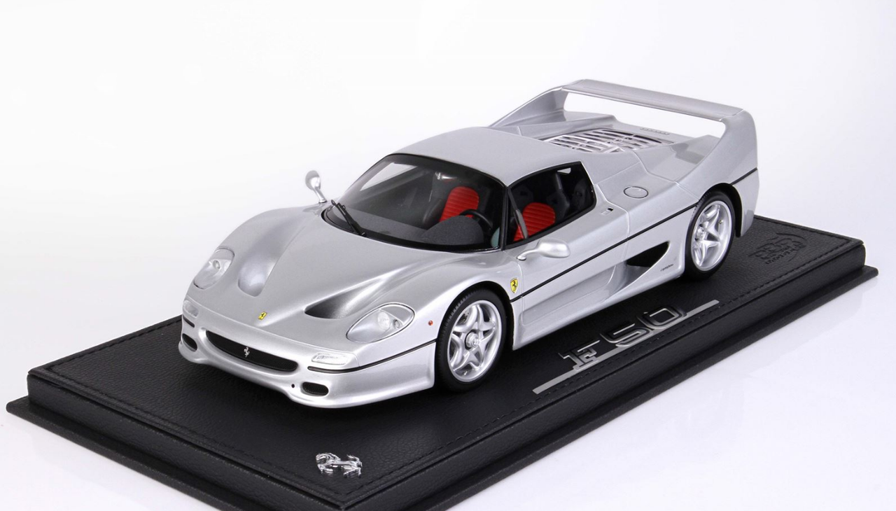 1/18 BBR 1995 Ferrari F50 Coupe (Silver Nurburgring 101/C) Resin Car Model Limited 48 Pieces