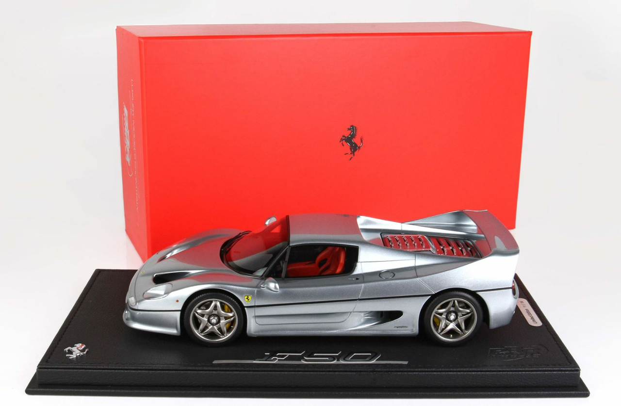 1/18 BBR 1995 Ferrari F50 Coupe (Metallic Gray Titanium) Resin Car Model Limited 48 Pieces