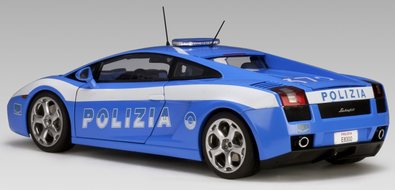 オートアート AUTOart 1/18 Lamborghini Gallardo Police Car-