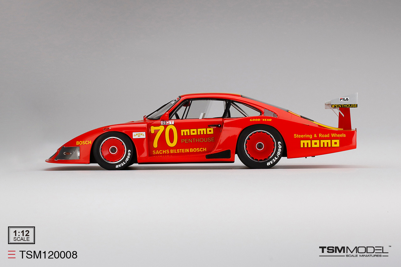 1/12 TSM 1981 Porsche 935/78 Moby Dick #70 2nd DRM Norisring Joest / Momo  Penthouse Gianpiero Moretti Resin Car Model