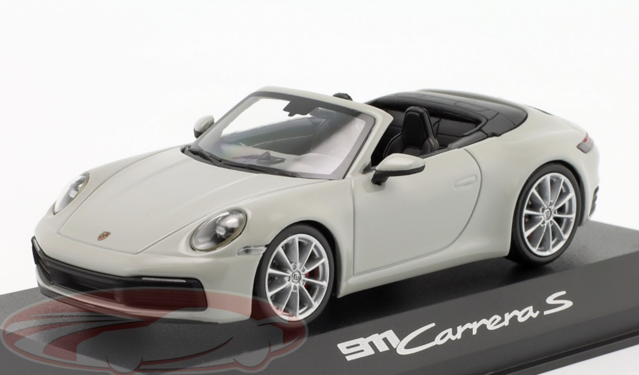 1/43 Dealer Edition 2019 Porsche 911 (992) Carrera S Cabriolet (Chalk ...