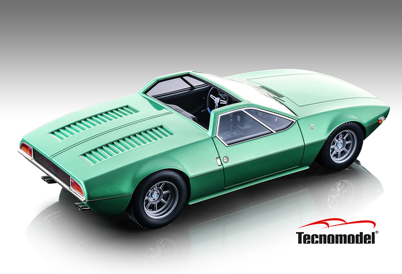 1/18 Tecnomodel De Tomaso Mangusta Spyder 1966 Metallic Green Limited Edition Resin Car Model