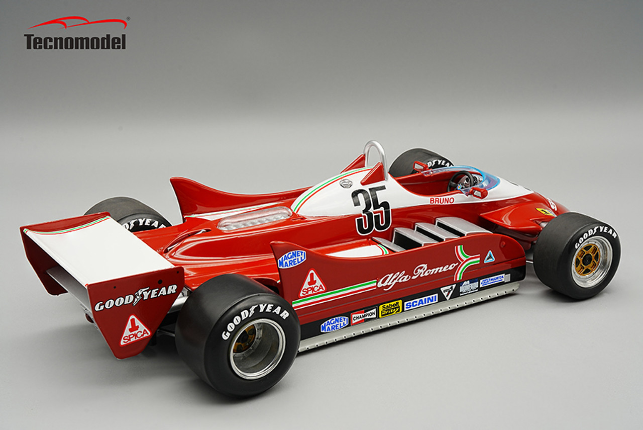 1/18 Tecnomodel 1979 Formula 1 Alfa Romeo 179 Italy GP B. Giacomelli Resin Car Model