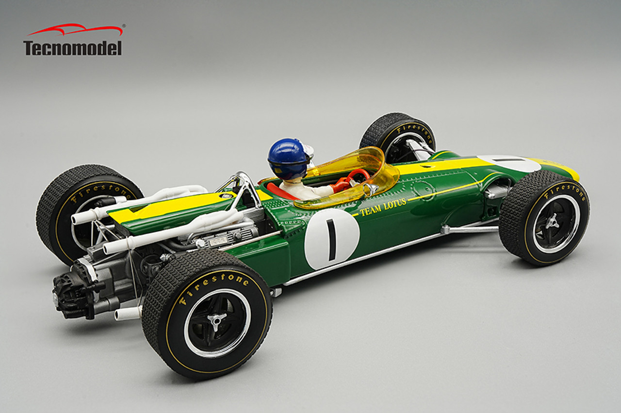 1/18 Tecnomodel Lotus 43 1966 Winner American GP Jim Clark Resin Car Model