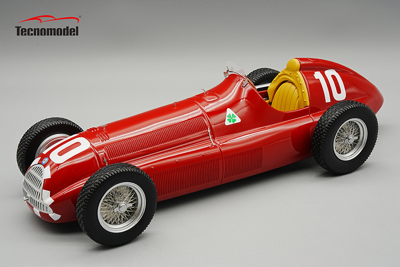 1/18 Tecnomodel Alfa Romeo 158 1950 Winner Italy GP Nino Farina Limited Edition Resin Car Model