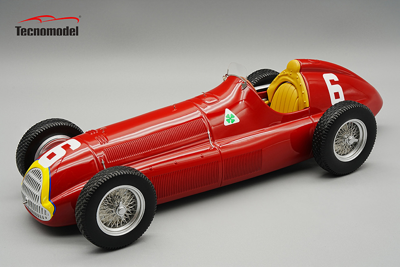 1/18 Tecnomodel Alfa Romeo 158 1950 Winner France GP Manuel Fangio Limited Edition Resin Car Model