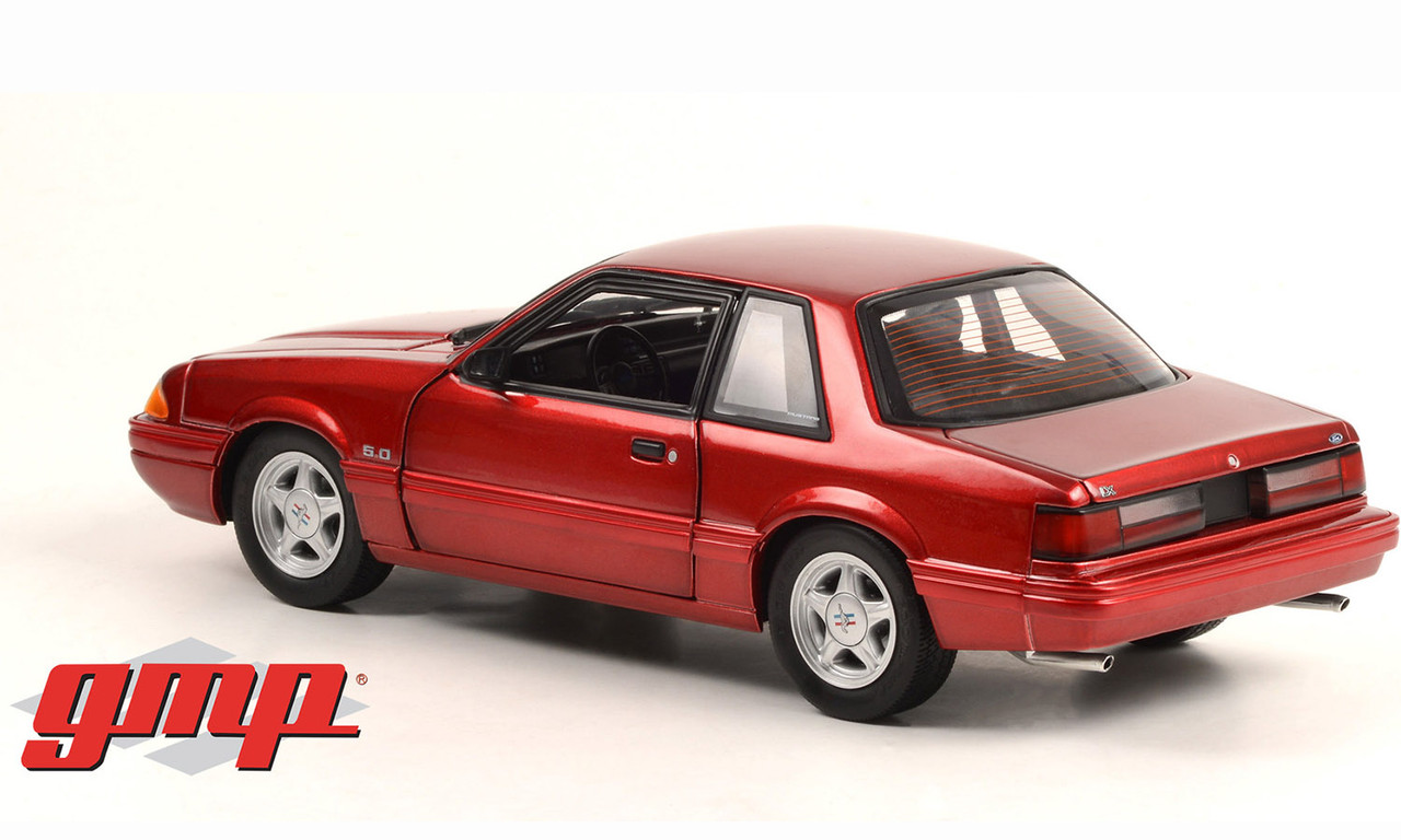 GMP/Fordフォード Mustangマスタング #11 1/18 絶版 1/18 GMP 1993 Ford Mustang LX 5.0 (Electric Red with Black
