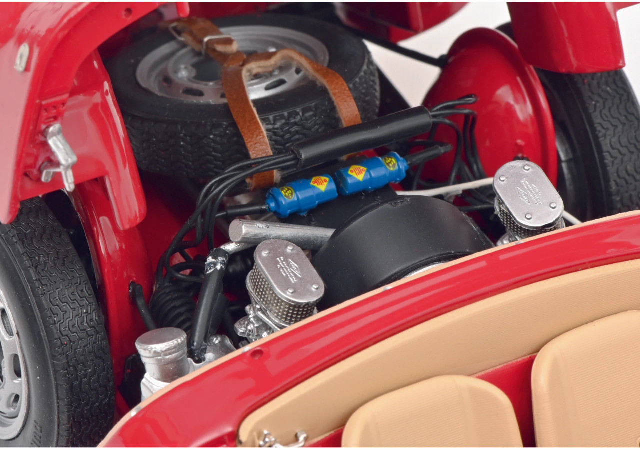 1/18 Schuco 1953-1957 Porsche 550 A Spyder (Red) Diecast Car Model
