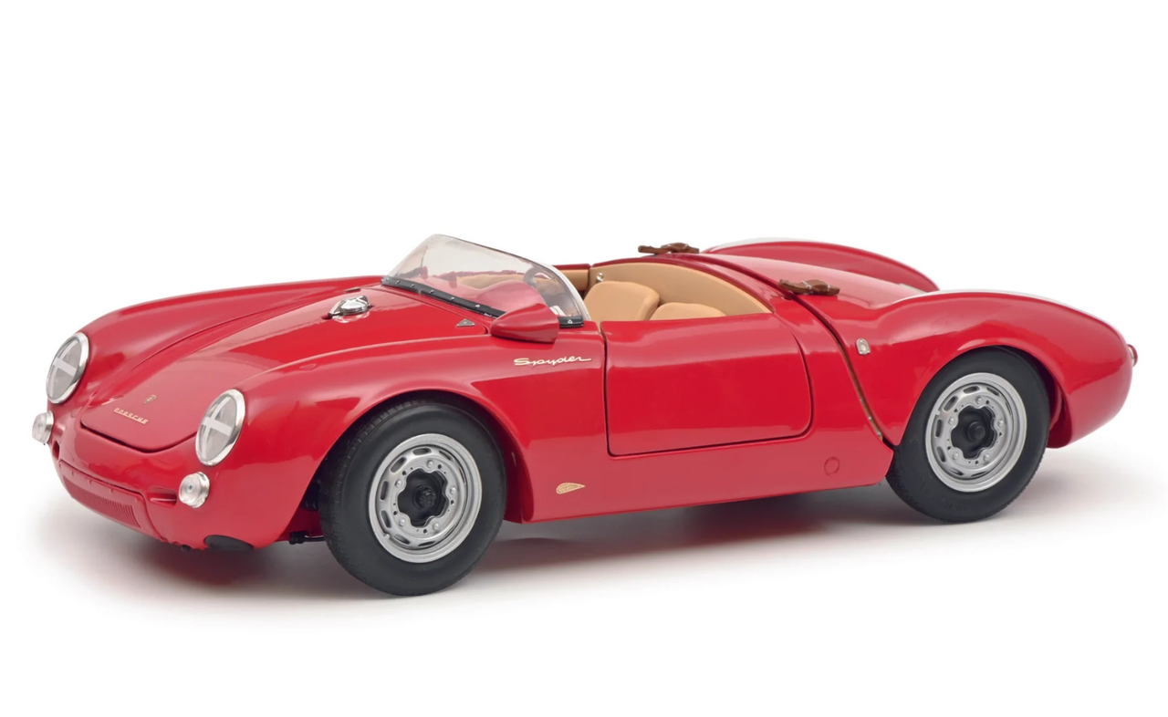 1/18 Schuco 1953-1957 Porsche 550 A Spyder (Red) Diecast Car Model