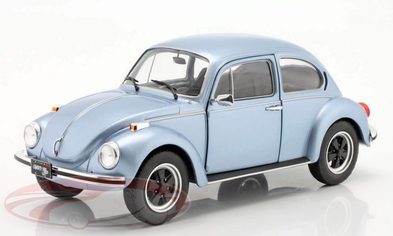 1/18 Solido 1974 Volkswagen VW Beetle 1303 (Light Blue Metallic) Diecast Car Model