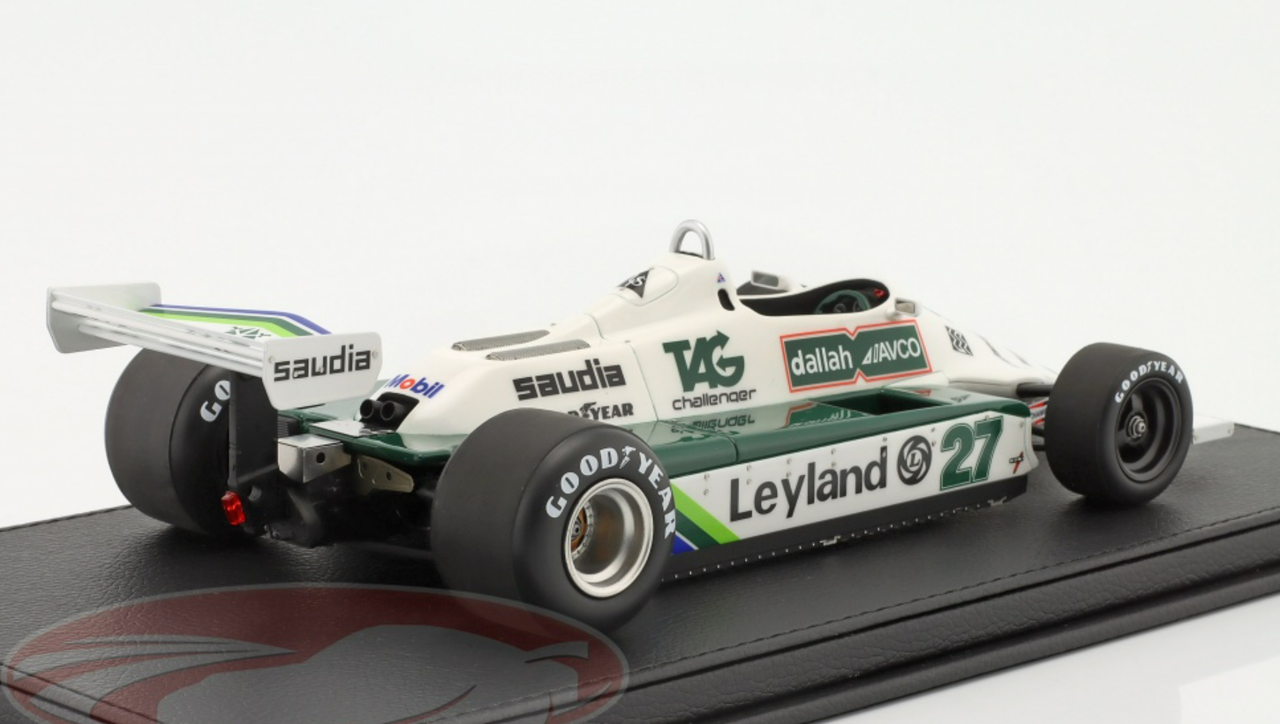 1/18 GP Replicas Alan Jones Williams FW07B #27 Winner French GP Formula 1 World Champion 1980 Car Model