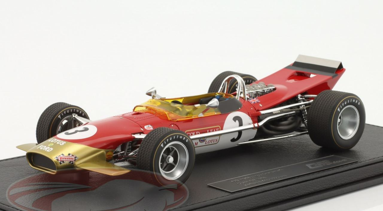 1/18 GP Replicas 1968 Formula 1 Graham Hill Lotus 49B #3 Dutch GP World Champion Car Model