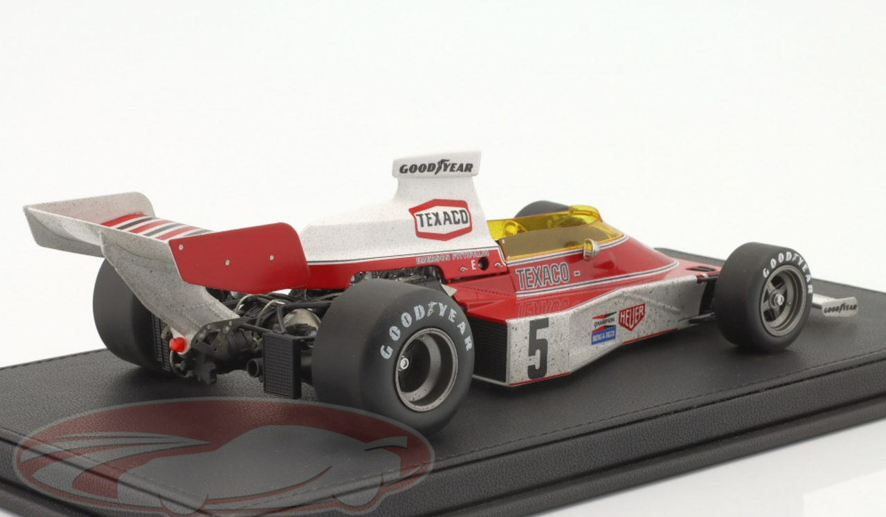 1/18 GP Replicas 1974 Formula 1 Emerson Fittipaldi McLaren M23 #5 Brazilian GP F1 World Champion Dirty Version Car Model