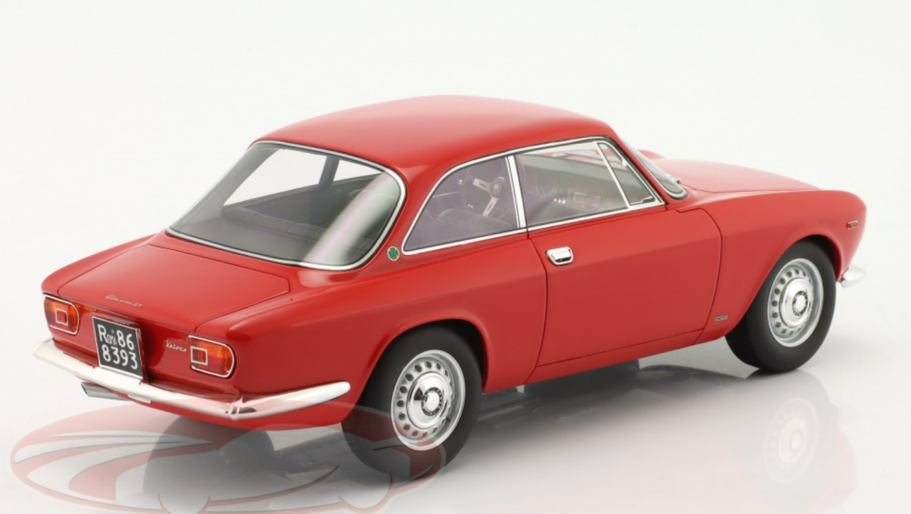 1/18 Mitica 1965 Alfa Romeo Sprint GT 1600 Veloce (Alfa Red) Car Model Limited 134 Pieces