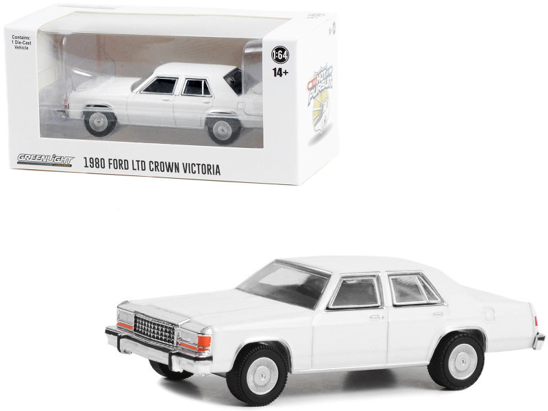 CROWN ホワイトミニカー 1980-1991 Ford LTD Crown Victoria Police White 