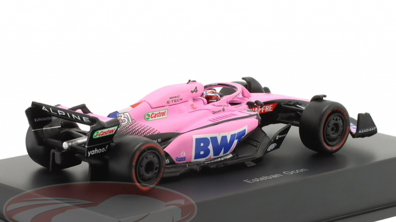 1/64 Spark 2022 Formula 1 Esteban Ocon Alpine A522 #31 Car Model