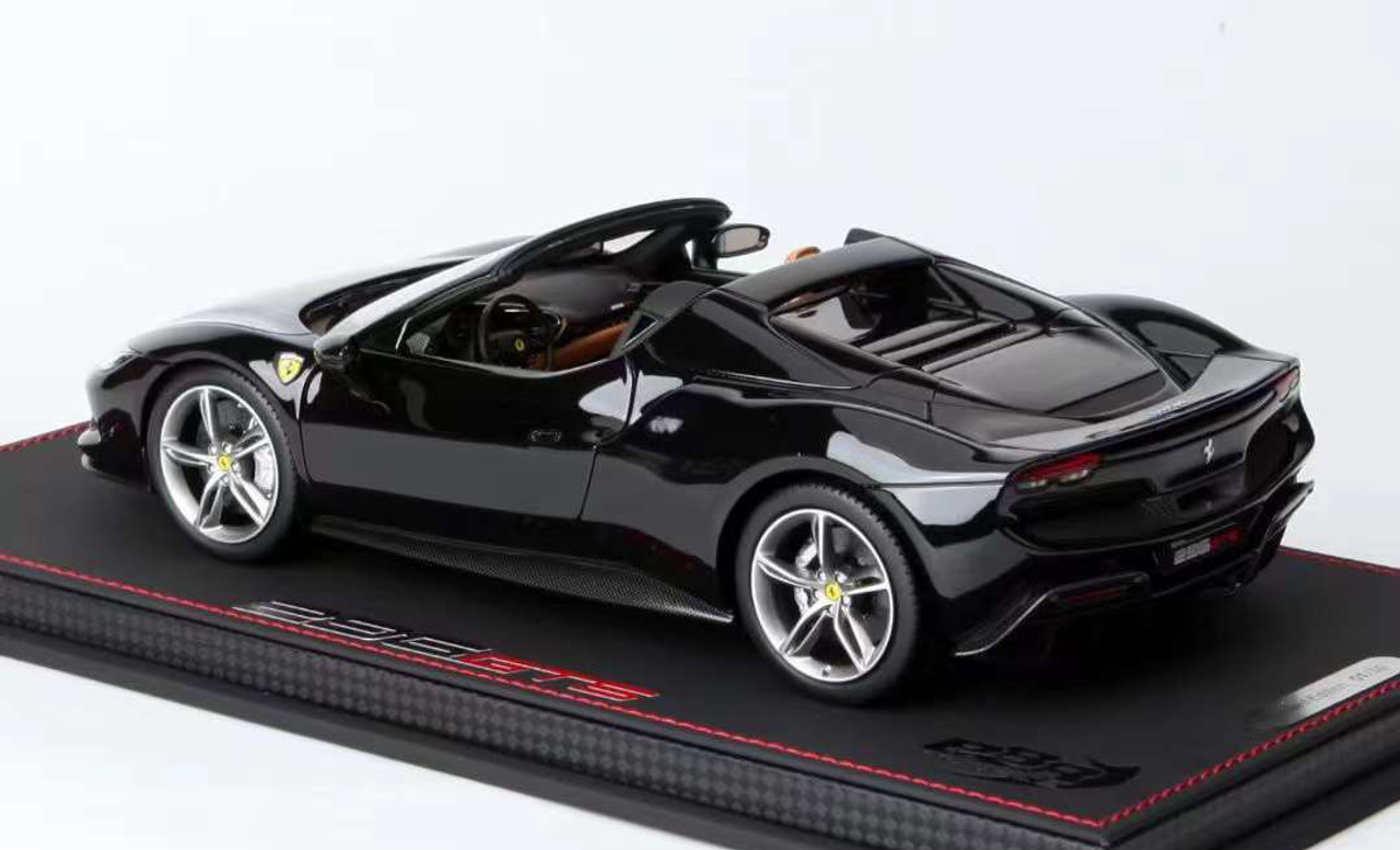 1/18 BBR Ferrari 296 GTS (New Black Daytona) Resin Car Model Limited 50  Pieces