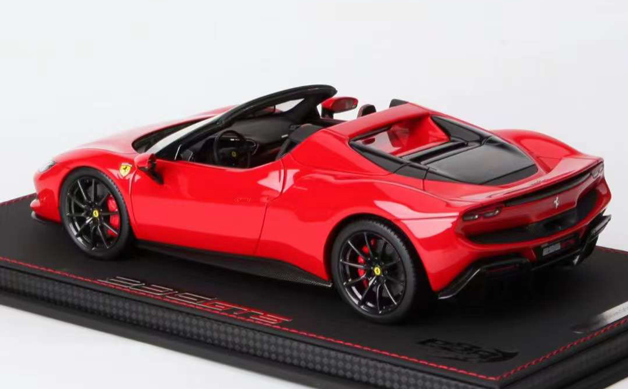 1/18 BBR Ferrari 296 GTS (Rosso Corsa 322 Red) Resin Car Model