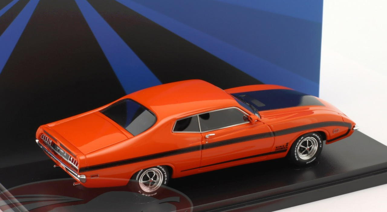 1/43 AutoCult 1970 Ford Torino King Cobra (Orange) Car Model