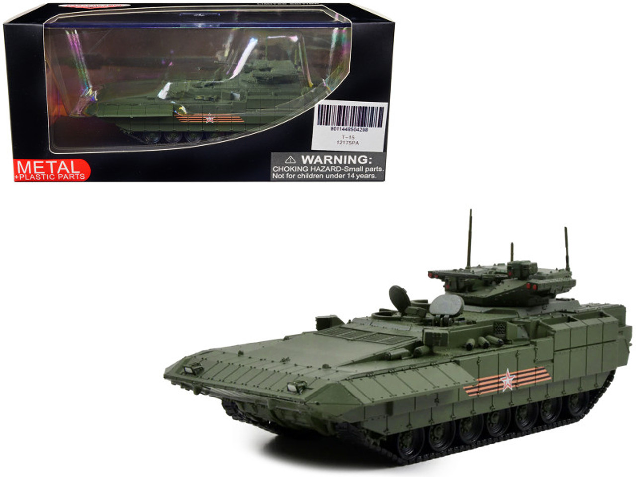 Russian T-15 Armata Heavy Infantry Fighting Vehicle 2015 Moscow Victory Day Parade 1/72 Diecast Model by Panzerkampf