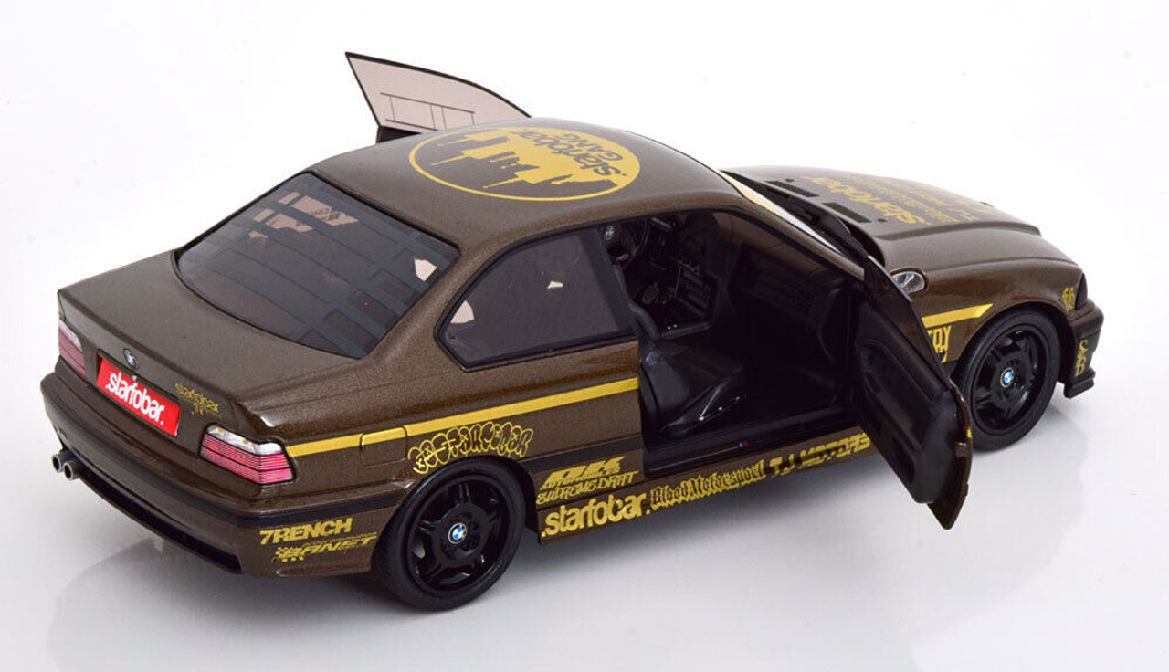 1/18 Solido 2022 BMW M3 (E30) Coupe #69 Championnat de Drift C. Gallo, M. Gallo Diecast Car Model