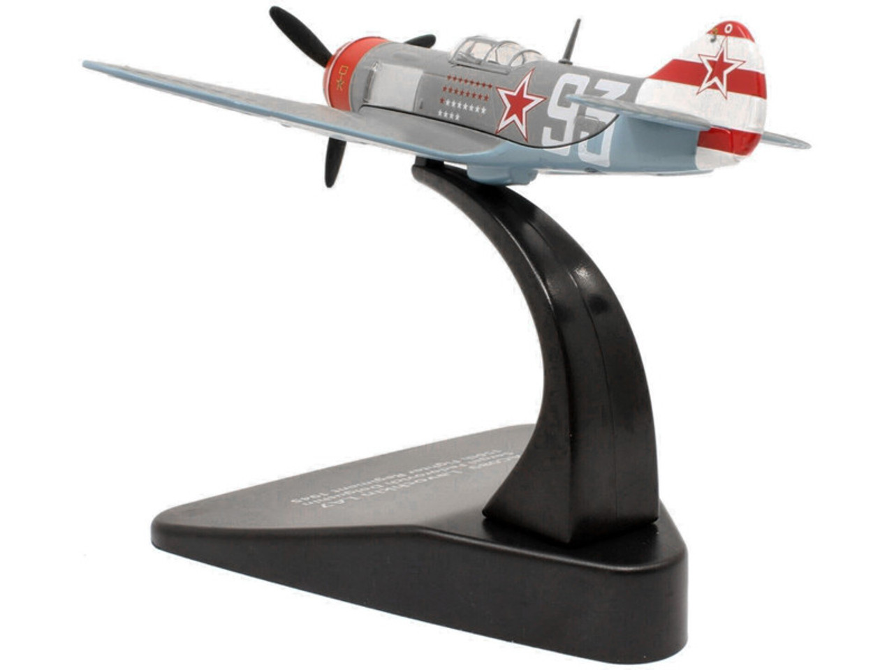 Lavochkin LA7 Fighter Plane Sergei Federovich Dolgushin 156th Fighter Regiment (1945) "Oxford Aviation" Series 1/72 Diecast Model Aircraft by Oxford Diecast