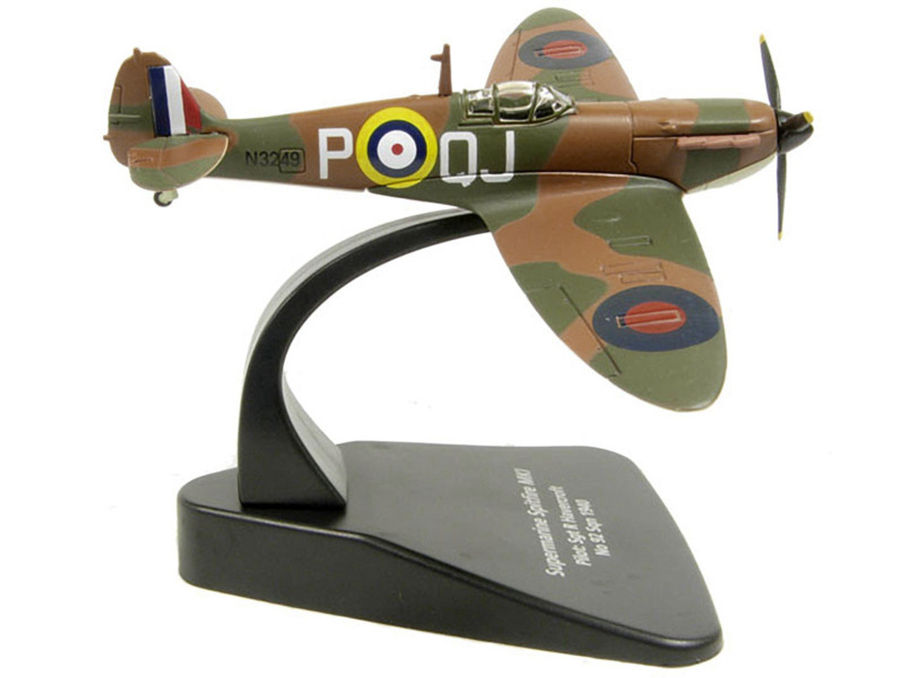 Supermarine Spitfire MK1 SGT R. Havercroft No 92 Sqn 1940 1/72 Diecast  Model Aircraft by Oxford Diecast