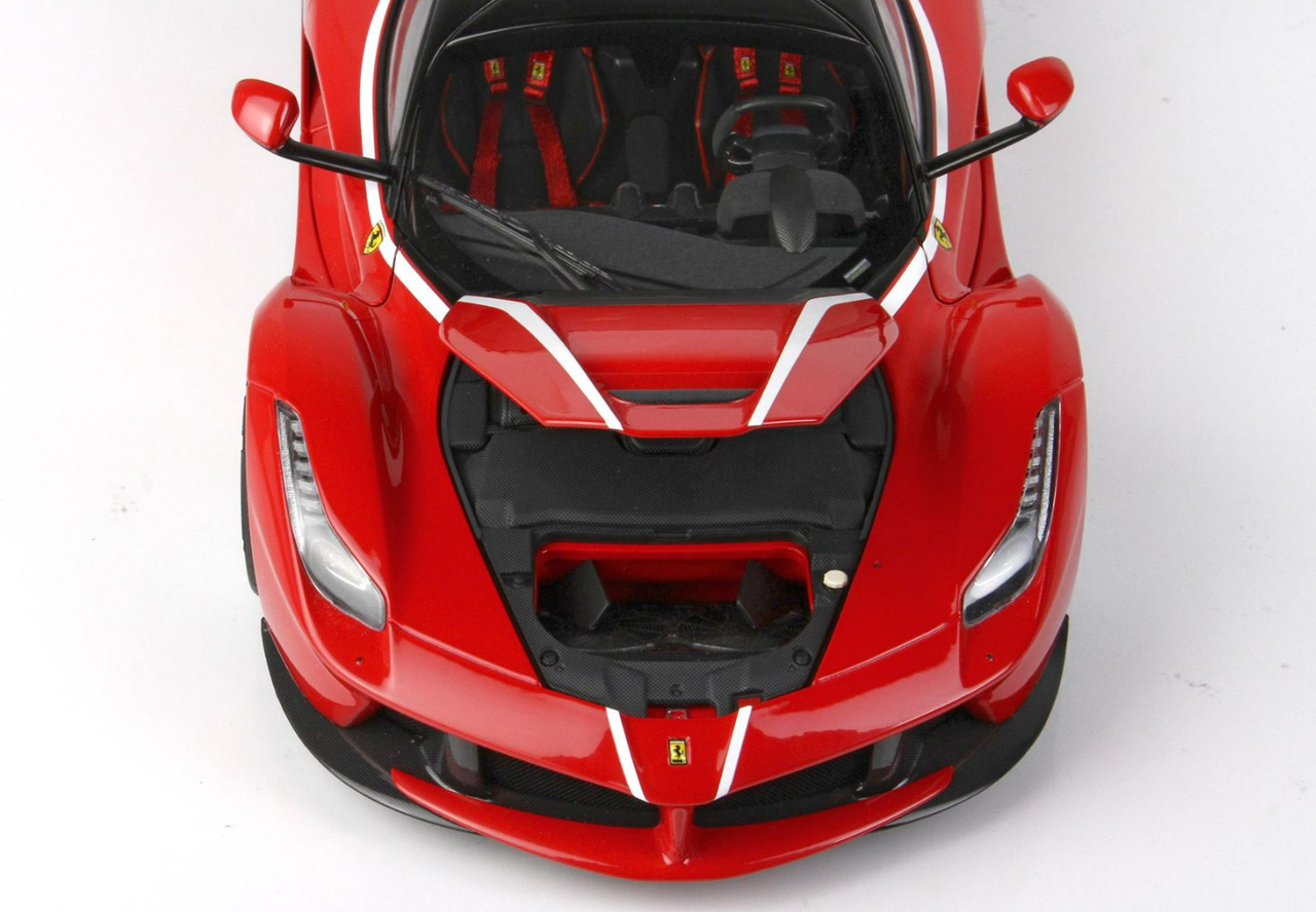 1/18 BBR 2012 Ferrari LaFerrari (Rosso Corsa 322 Red - 5 Point Safety Belts) Diecast Car Model Limited 82 Pieces