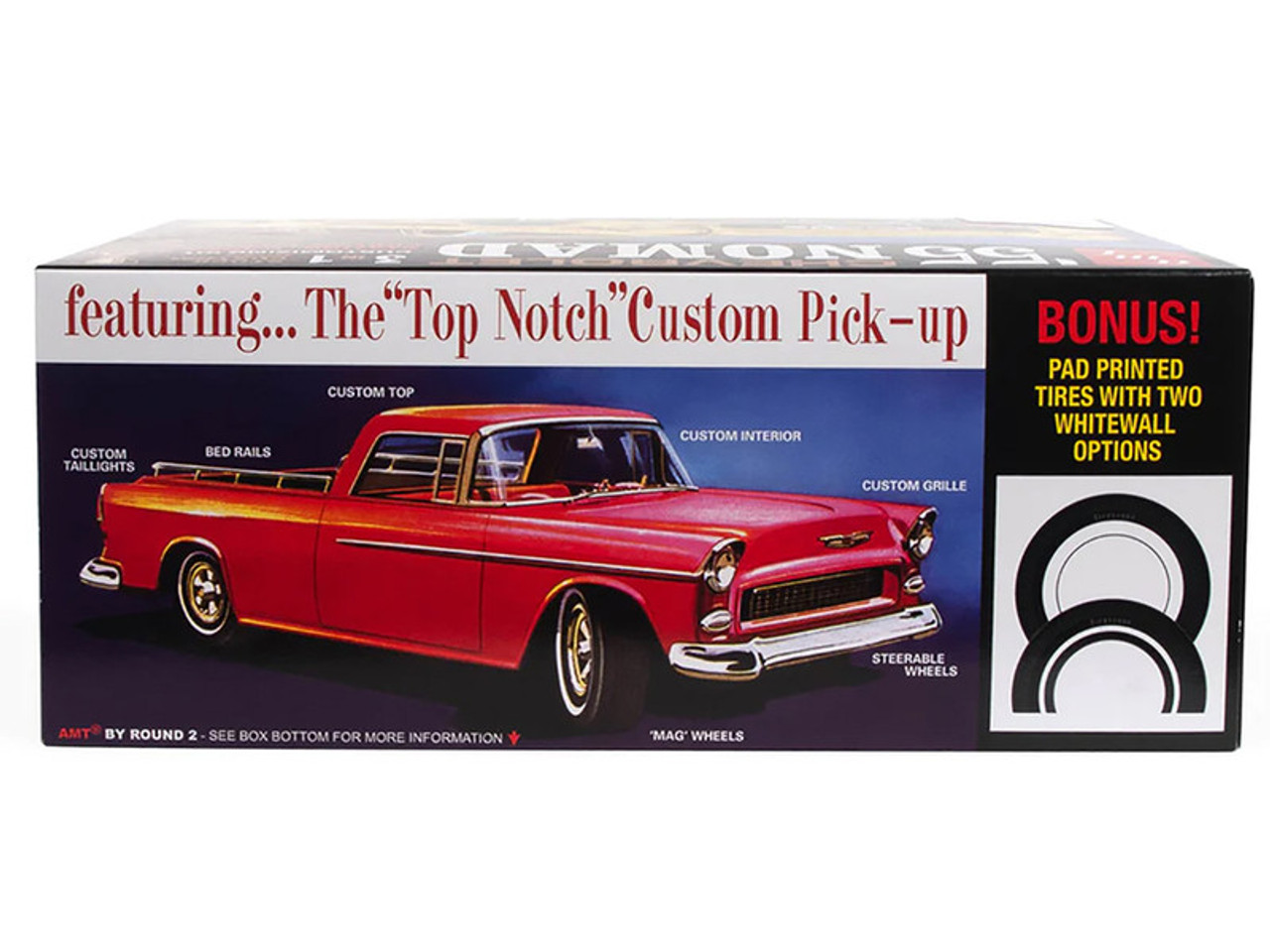 S 1/25 AMT Skill 2 Model Kit 1955 Chevrolet Nomad 3-in-1 Kit