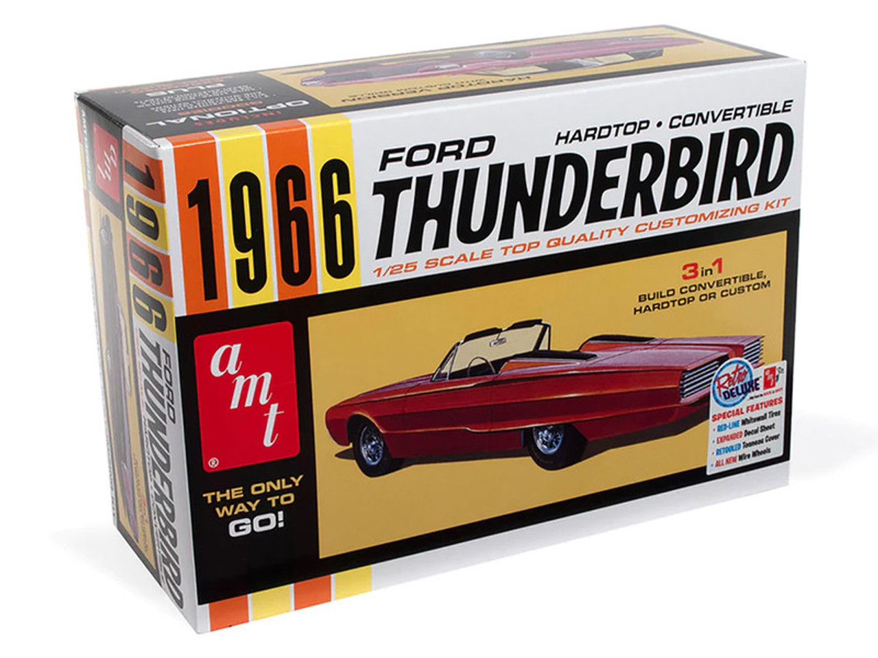 1/25 AMT Skill 2 Model Kit 1966 Ford Thunderbird Hardtop