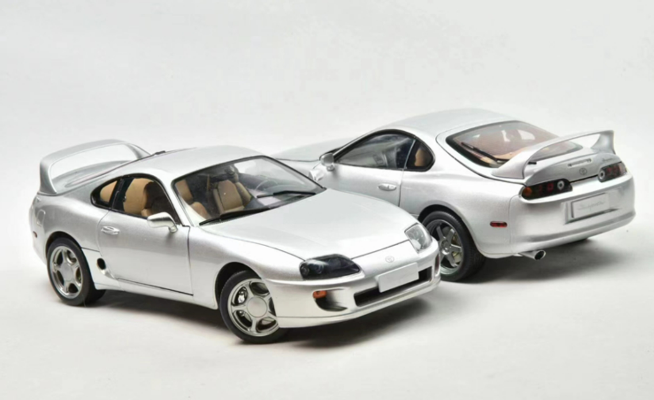 399台限定 1/18 WHELART トヨタ JZA80 スープラ 2JZ 1/18 WHELART Toyota Supra A80 (Silver) RHD Diecast Car Model