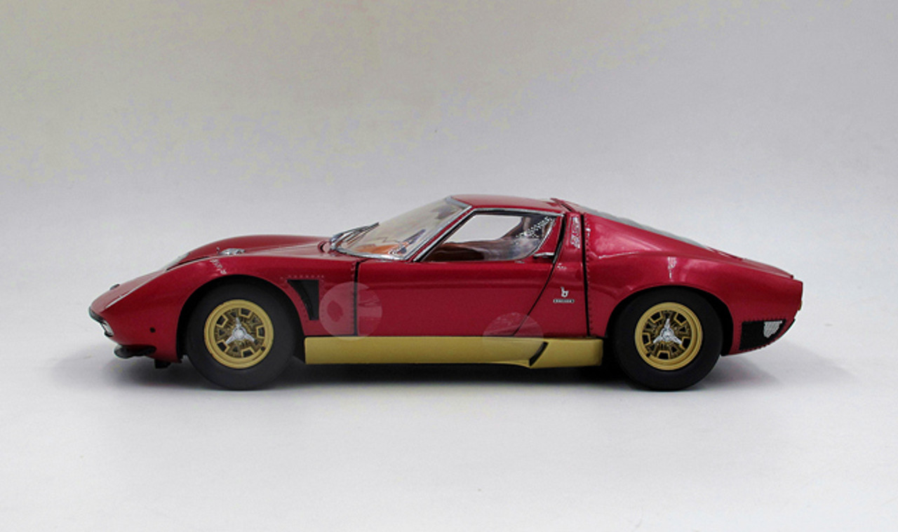 1/18 Kyosho Lamborghini Miura Jota Svj (Red) Diecast Car
